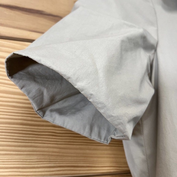 Pauw Amsterdam Jacket Size 2 Khaki Beige Snap Down Pockets Longline Trench B81 - Picture 6 of 16